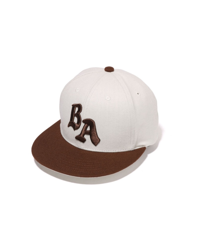 Chapeaux Bape BA Panel Blanche Femme | ROI-28487358